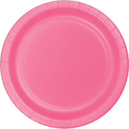 SENSATIONS Premium Paper Lunch Plates - Candy Pink, 20 count