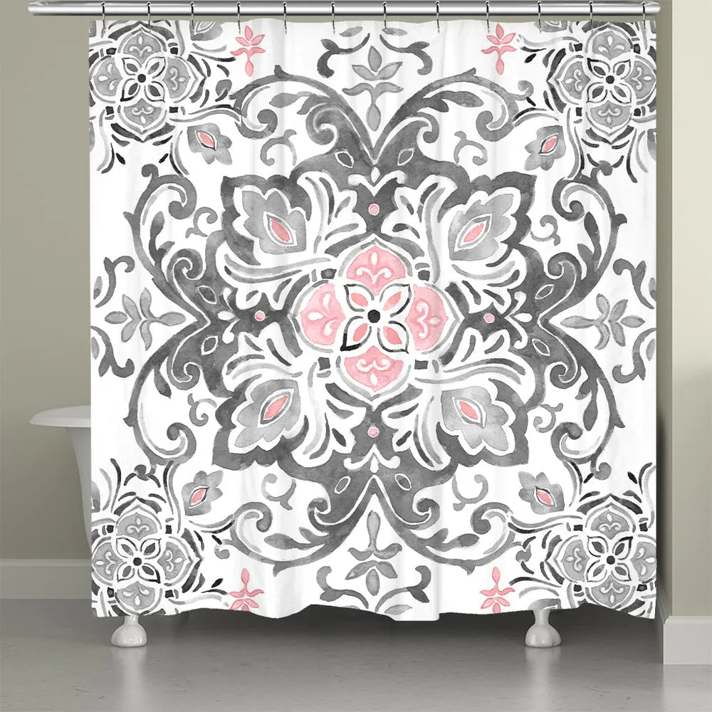 Royal Crest Deluxe Shower Curtain - White