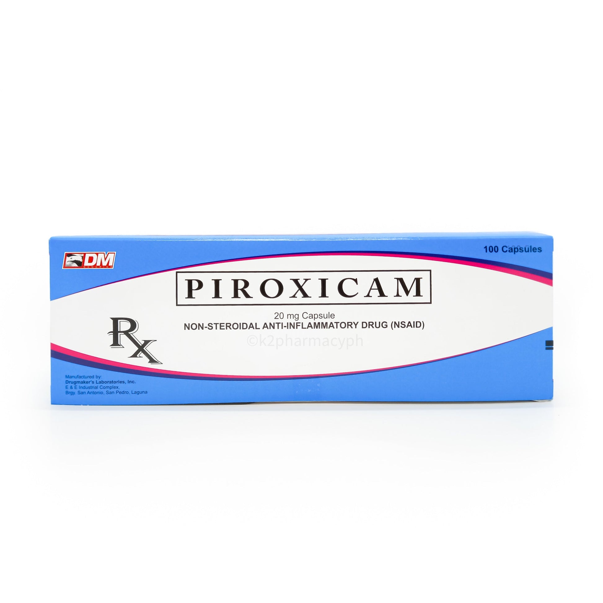 PIROXICAM CP 10MG 100