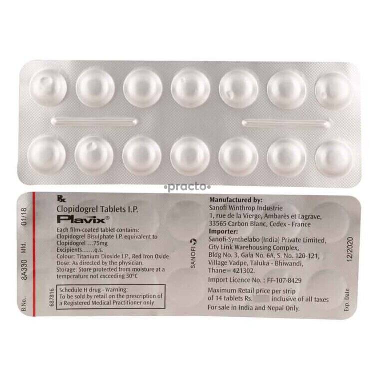 PLAVIX TB 75MG 90