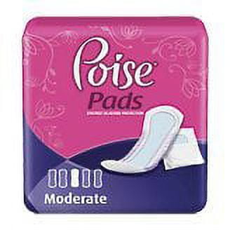 POISE PAD MODERATE LONG REG 6X16CT