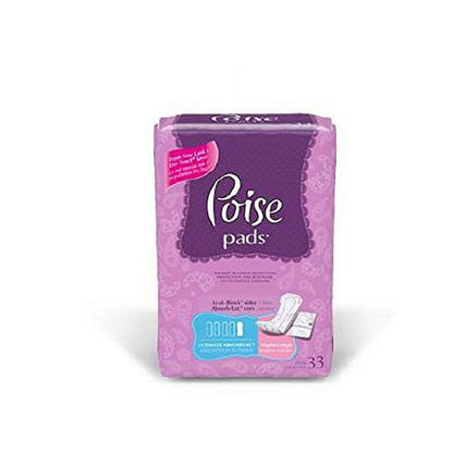 POISE LIGHT LONG PADS 4X24CT