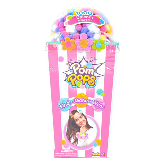 Sunny Days Entertainment Pom Pops Surprise DIY Craft Activity Kit, Assorted