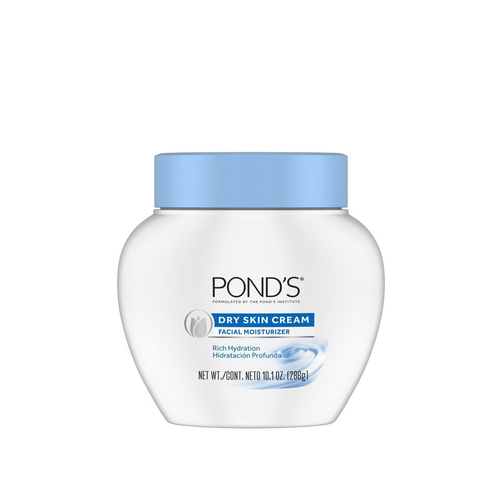Ponds Dry Skin Cream Facial Moisturizer 10.1oz Jar