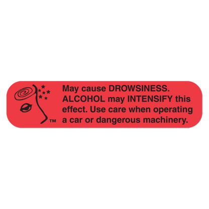 RX LABEL DROWSY ALCOHOL INTENSIFY 1000CT