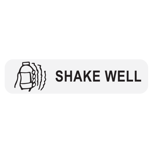 RX LABEL SHAKE WELL 1000CT
