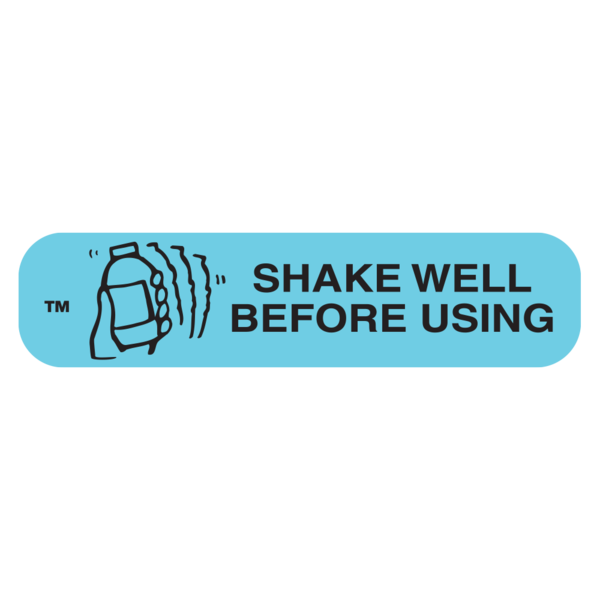 RX LABEL SHAKE WELL 1000CT
