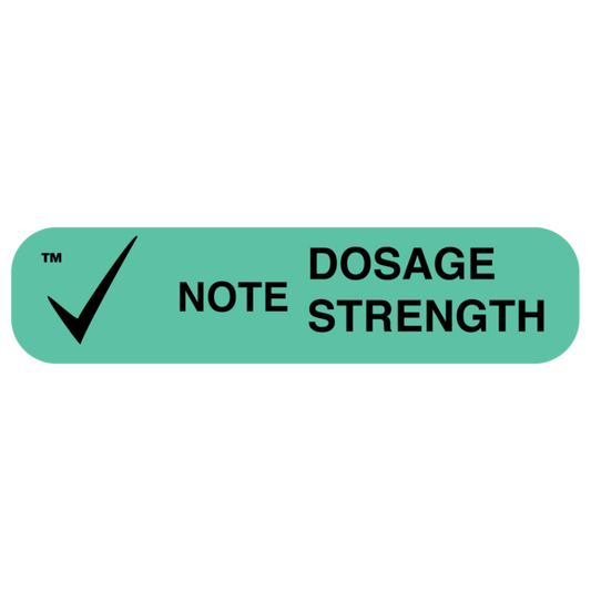 RX LABEL 1-53G NOTE DOSE STR 1000CT PDN