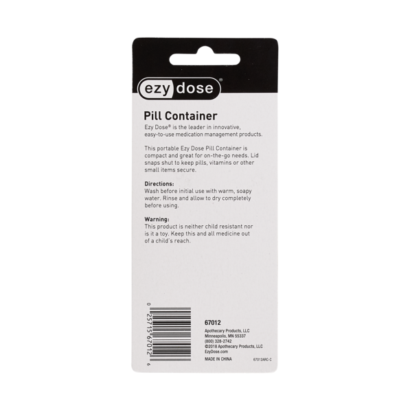 EZY DOSE CONT PILLBOX LRG