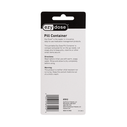 EZY DOSE CONT PILLBOX LRG