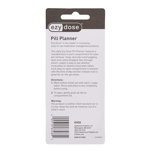 EZY DOSE PILL ORGZ 7DAY AM/PM