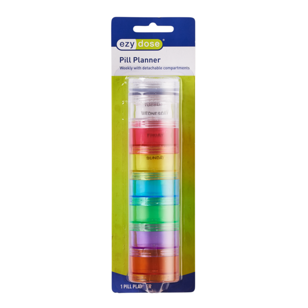 Ezy Dose Weekly (7-day) Stackable Pill Planner
