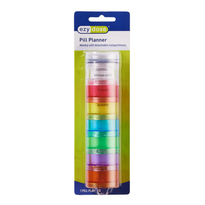 Ezy Dose Weekly (7-day) Stackable Pill Planner