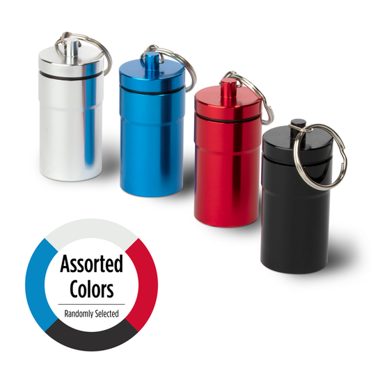 Ezy Dose XL Pill Container Keychain - Assorted Colors