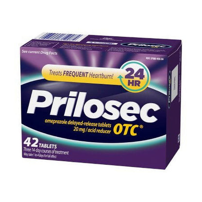 PRILOSEC OTC TABLET WILD BERRY 42CT