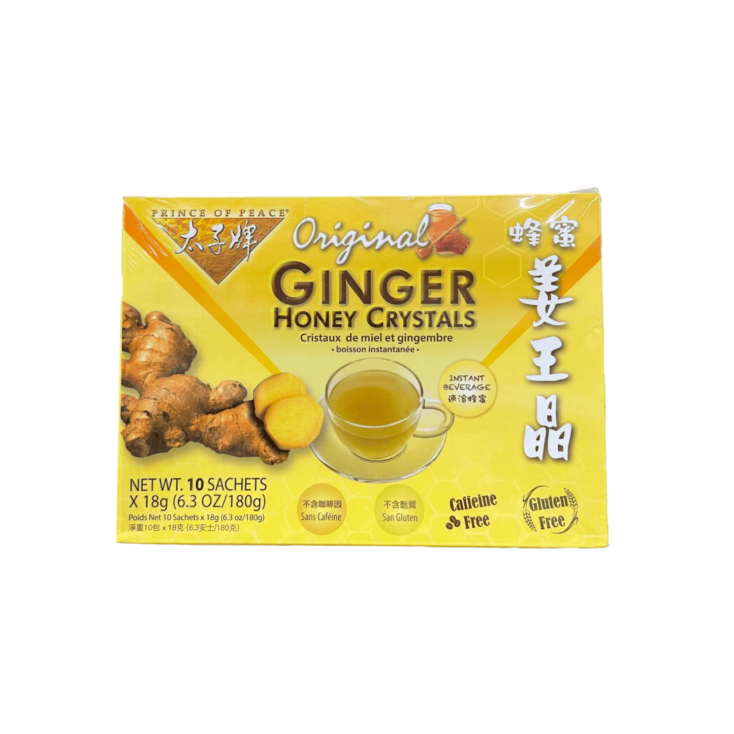 PRINCE OF PEACE GINGER HNY,CRYSTALS,LMN