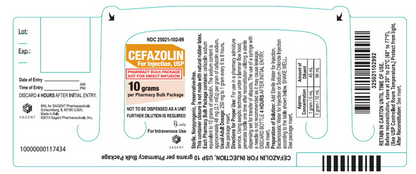 CEFAZOLIN PR 2GM 25X20ML