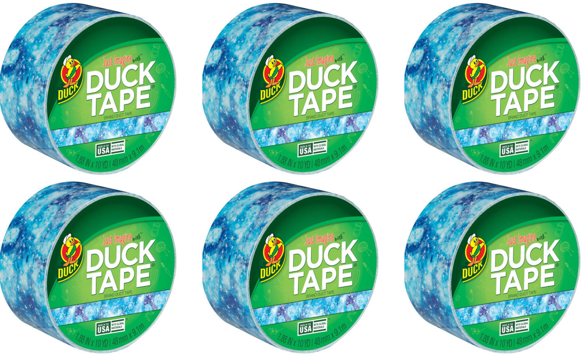 DUCK Printed Duct Tape - Starry Galaxy, 1.88" x 10 yds