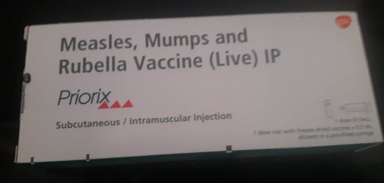 PRIORIX VACCINE PR 10 M-M-R W/DIL