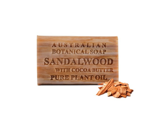 AUSTRALIAN BOTANICAL SOAP BAR SOAP,SANDALWOOD