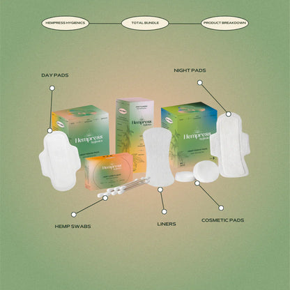 HEMPRESS HYGIENICS PADS,SUPER