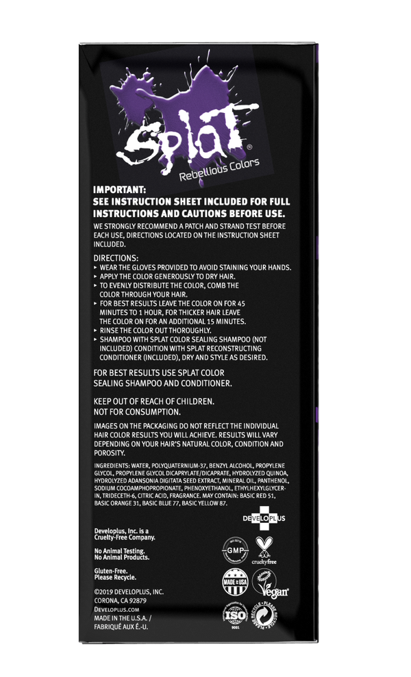 SPLAT 10 WASH KT VIOLET VIXEN