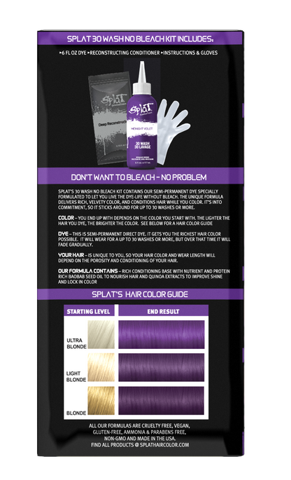 SPLAT 10 WASH KT VIOLET VIXEN