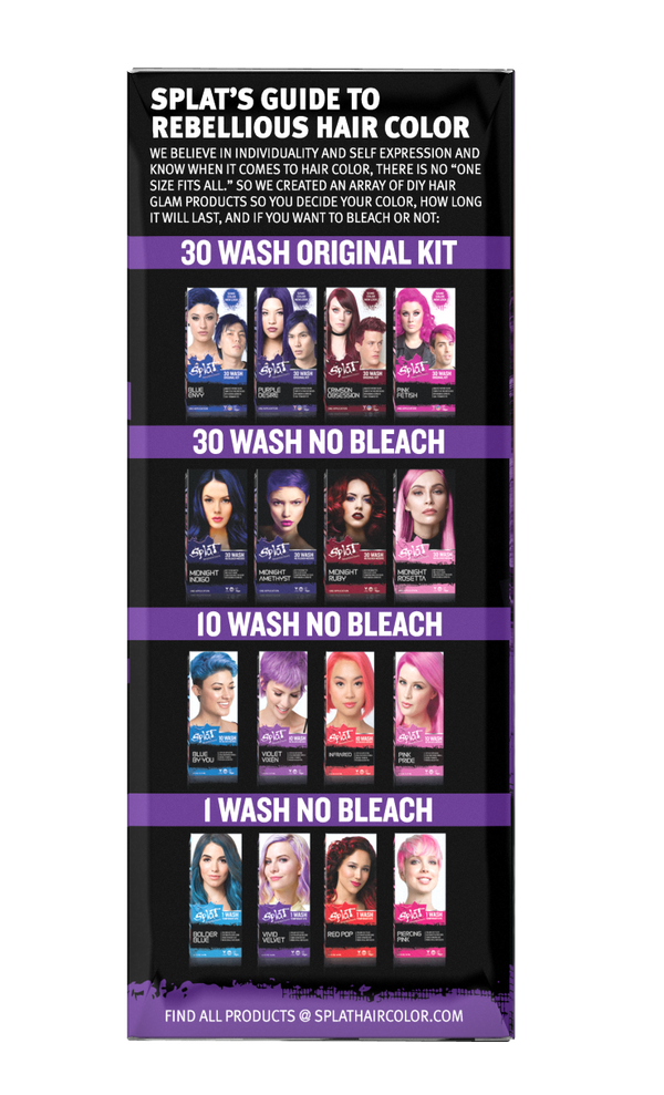 SPLAT 10 WASH KT VIOLET VIXEN