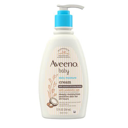 Aveeno Baby Cream Daily Moisture 12oz Coconut Oil&Shea