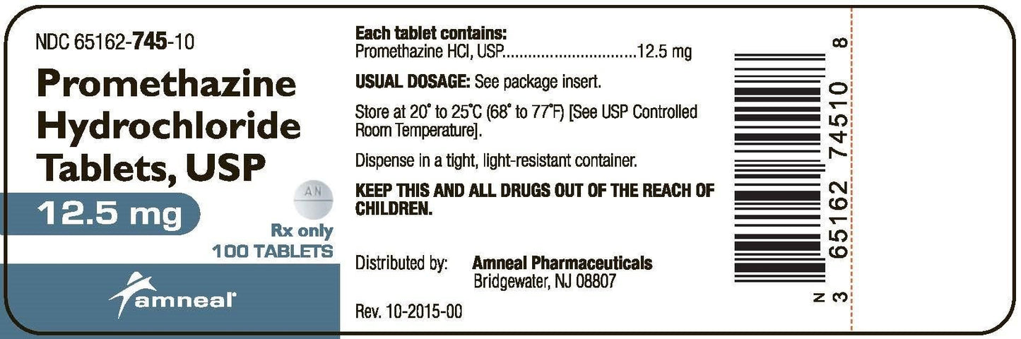 PROMETHAZINE SU 12.5MG 12