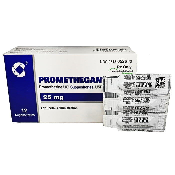 PROMETHEGAN SU 25MG 12 RECTAL
