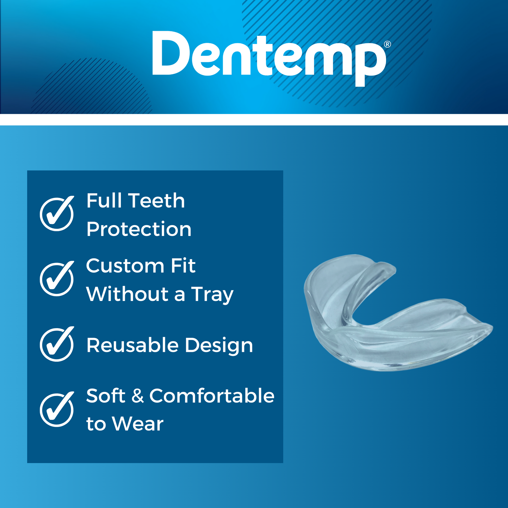 DENTEMP PROTECT-IT DENTAL GUARD 8CT
