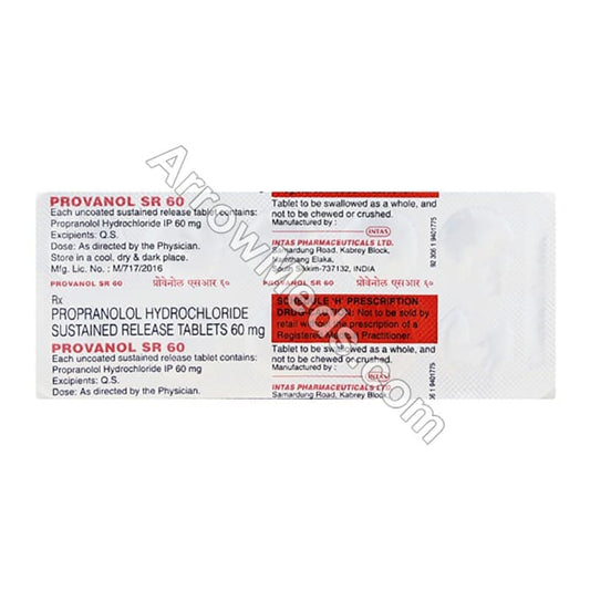 PROPRANOLOL TB 60MG 100
