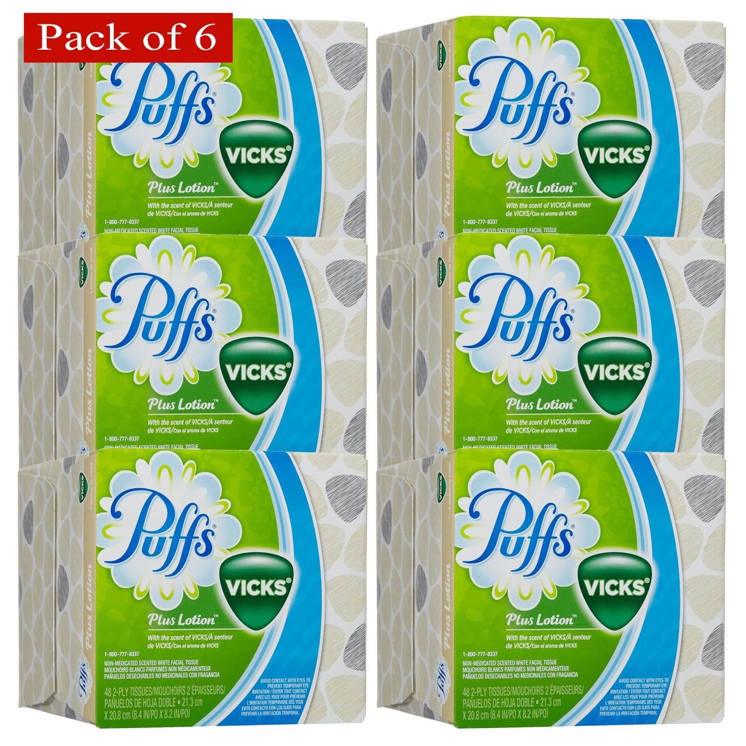 PUFFS PLUS VICKS 24X48 2PL