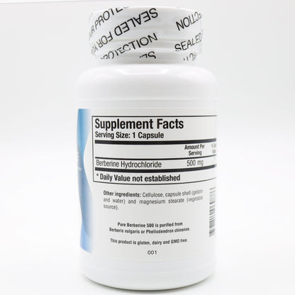 NT BERBERINE HCL SUPPL 500 MG CAP 60CT