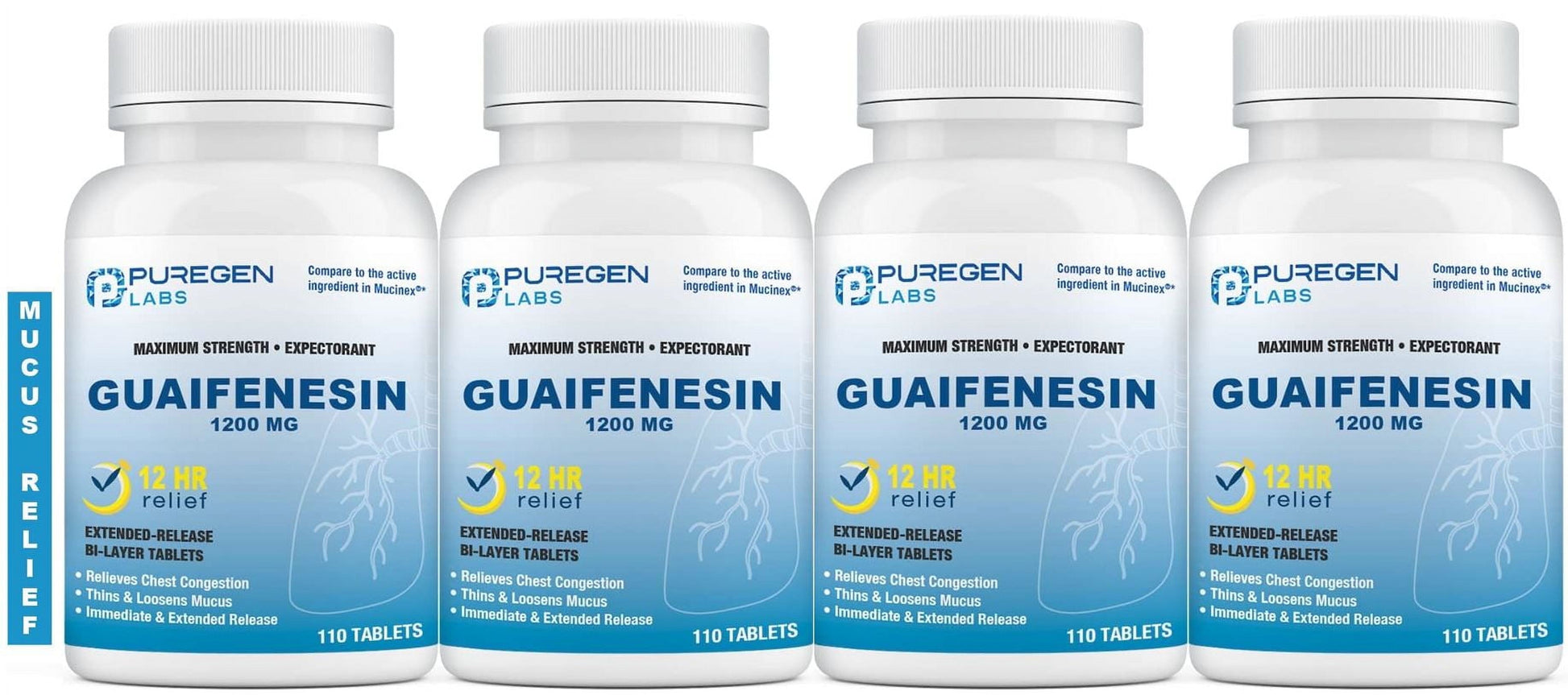 GUAIFENESIN 1200 MG ER TAB 14