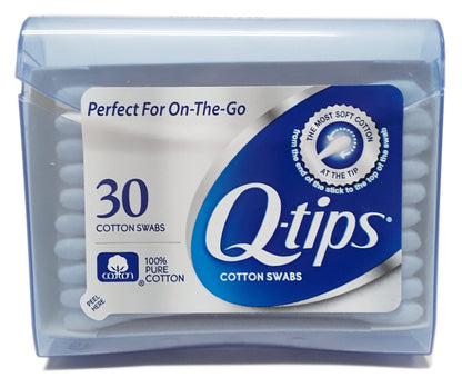 Q-Tips Blue Purse Pack Cotton Swabs, 30 count