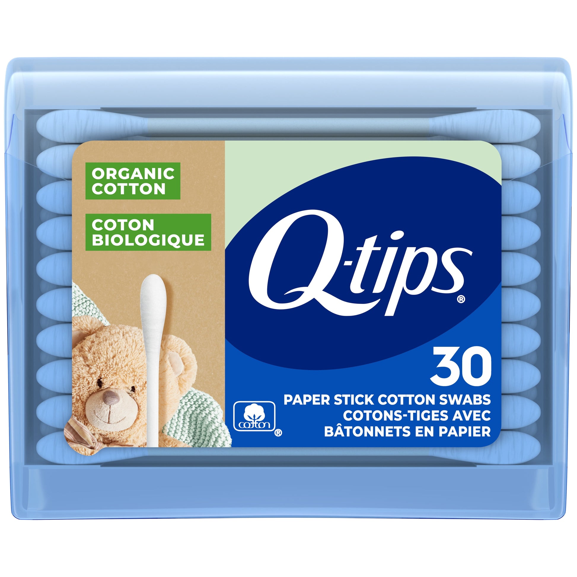 Q-TIPS ORGANIC COTTON PURSE PCK SWB 30CT