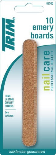 Trim Nail Care Emery Boards Regular 10 Count 4.5Inch (6in)
