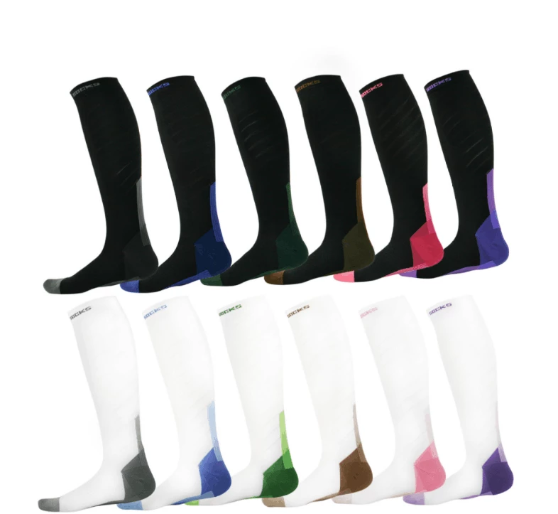 COMPRESSION SOCK HS 2EA O/C BLK