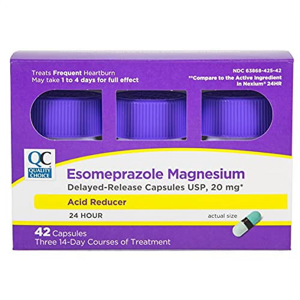 ESOMEPRAZOLE MAGNESIUM 20 MG DR CAP 3X14