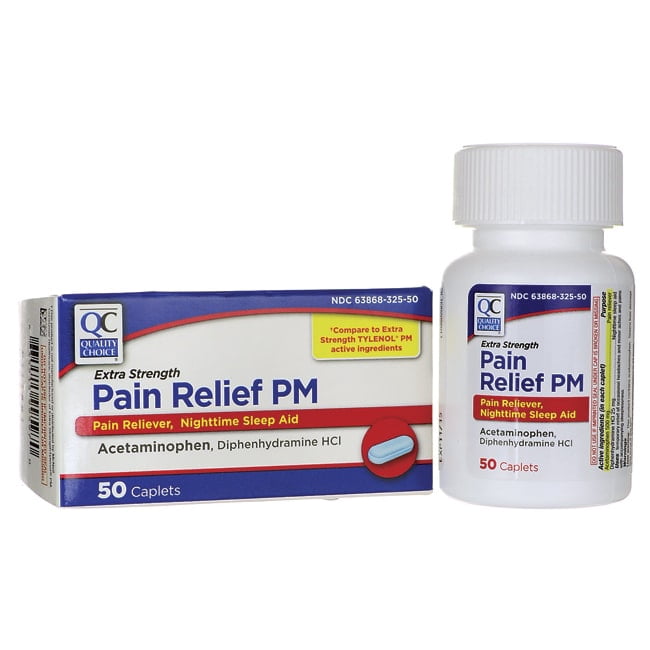 GNP PAIN RELIEF PM 500 MG CPL 50