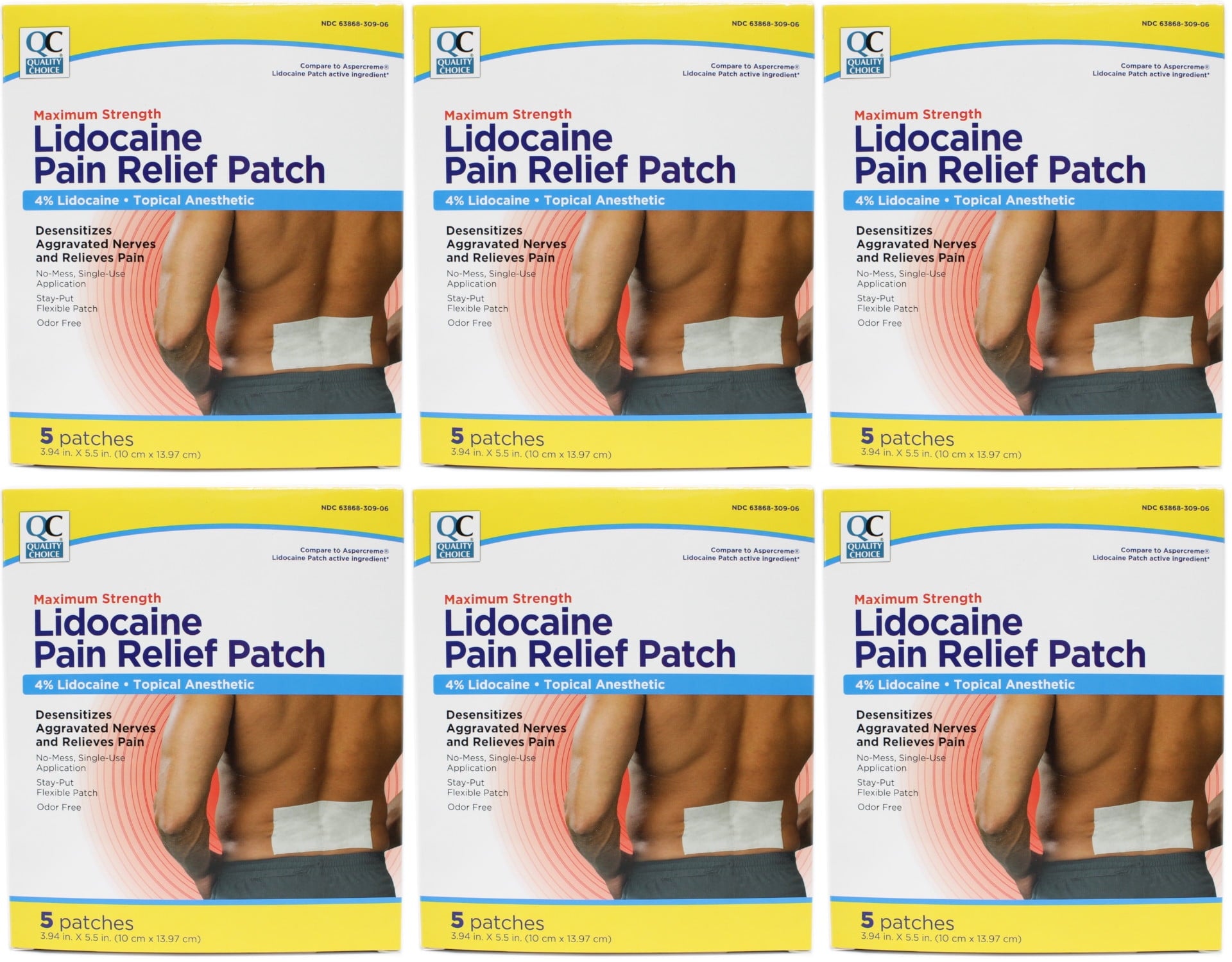GNP LIDOCAINE PAIN RLF PATCH 5CT