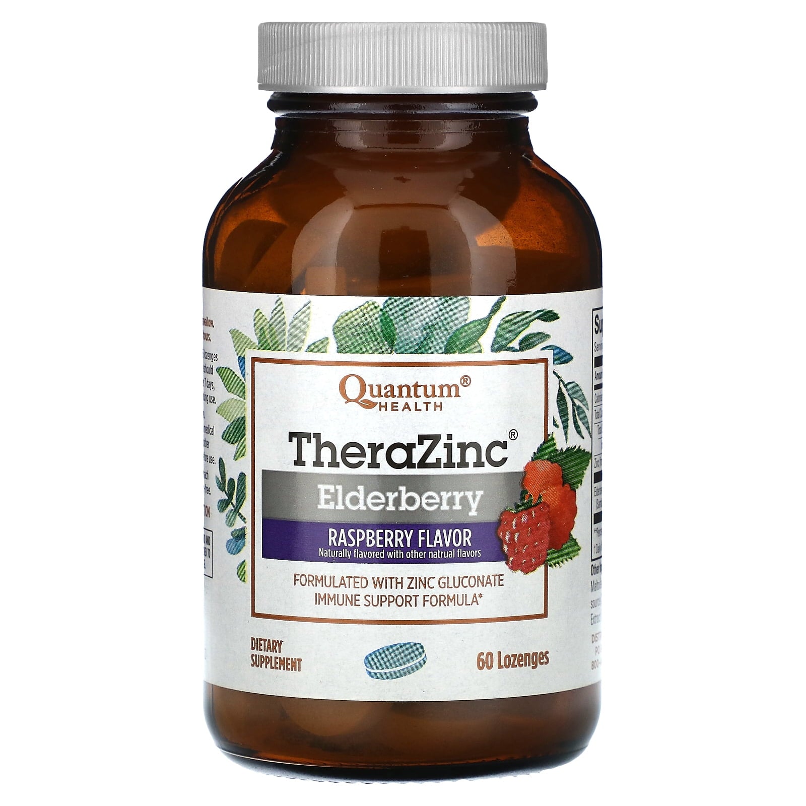QUANTUM HEALTH ZINC ELDRBERY,RAPSBRY LOZ