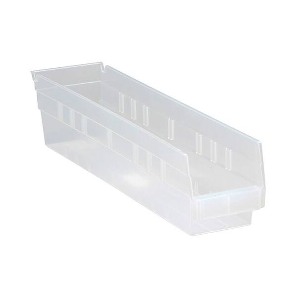 CLEAR ECONOMY SHELF BIN QSB102CL DS