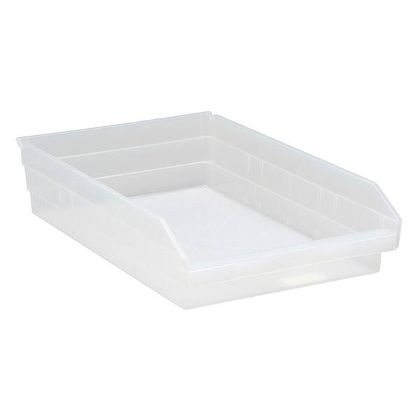 CLEAR ECONOMY SHELF BIN QSB102CL DS