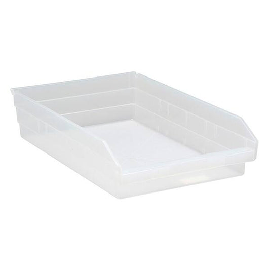 CLEAR ECONOMY SHELF BIN QSB102CL DS