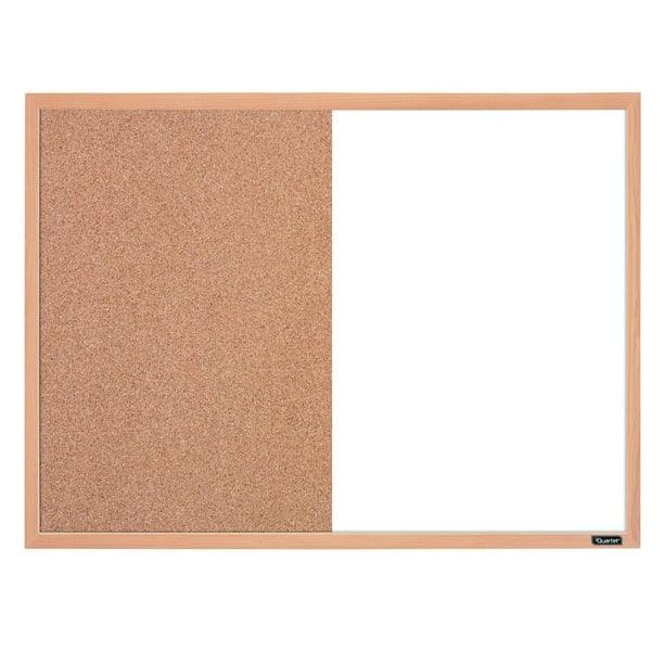 Quartet 17 in. H X 23 in. W Screw-Mounted Combination Bulletin Board & Dry Erase Board