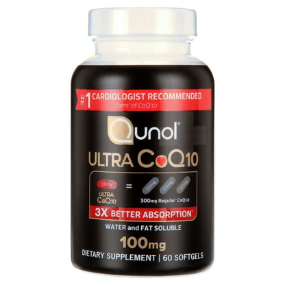 QUNOL MEGA COQ10 GC 100MG 60 SFG