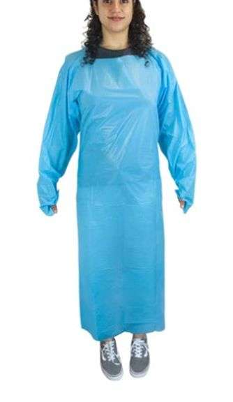 TRONEX CPE GOWN 5X15 UNI BLU